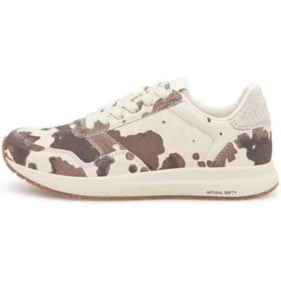 Woden Nicoline Cow Sneakers beige Suede - Dames - Maat 37