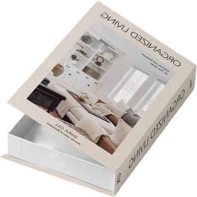 Decoratieve opbergdoos - Nepboek opberger - Spullen organiseren - Verborgen compartiment - 26x17x4cm - A