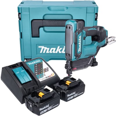 Makita DPT 353 RTJ accu-spijkermachine 18 V 15 - 35 mm + 2x accu 5,0 Ah + oplader + Makpac