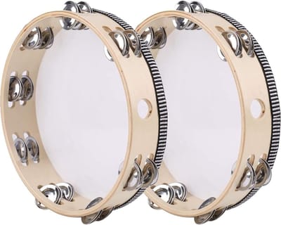 Solidchoice - Set van 2 Handtrommels voor Muziek en Spel
