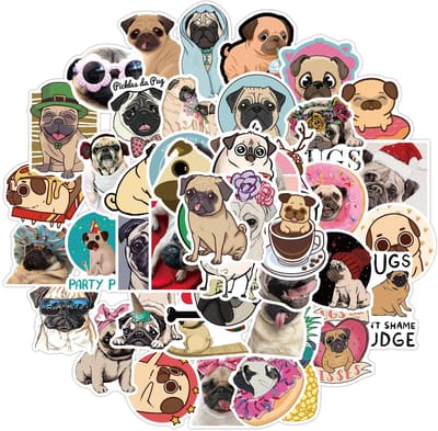 Dailygoods- Stickers 100 Stuks - Waterdichte Stickers - PVC Stickers - DIY Stickers - Decoratie Stickers - Formaat 3-6 cm - Decoratiestickers