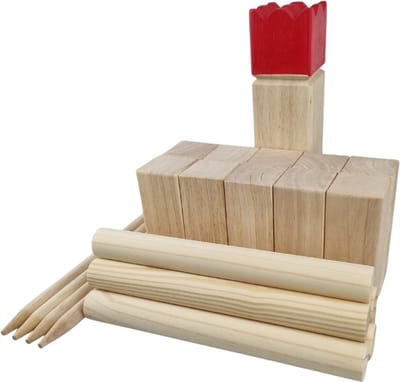 Kubb - het leukste camping spel - Materiaal: Hout