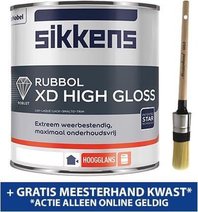 Sikkens Rubbol XD High Gloss 2,5 liter - Wit