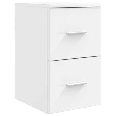 vidaXL - Badkamerkast - Tussenin - Wit - 30 - x - 35 - x - 50 - cm - Bewerkt - hout