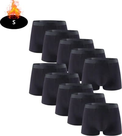 Nivard Onderbroeken Heren - Boxershort - Ondergoed - Boxer - Underwear - Mannen - 10 Pack - Zwart - S