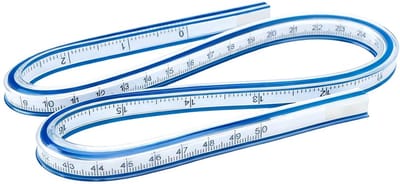 Flexibele Meetlat 50 cm - Buigbare Liniaal voor Tekenen en Patroontekenen