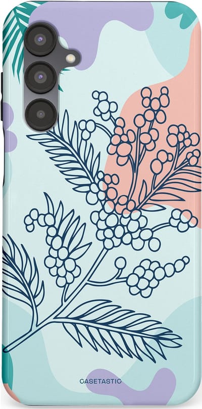 Casetastic Hoesje Geschikt voor Samsung A16 - Stijlvolle Beschermende Duo-layer Case - Aquarel Bladeren