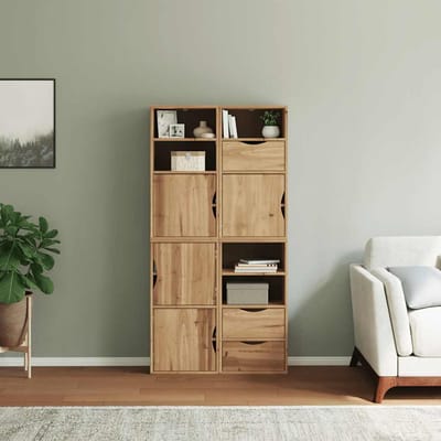 vidaXL - Bijzetkasten - 4 - st - ODDA - 40x24x79 - cm - massief - grenenhout