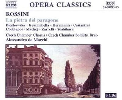 Czech Chamber Chorus, Czech Chamber Soloists, Alessandro De Marchi - Rossini: La Pietra Del Paragone (3 CD)