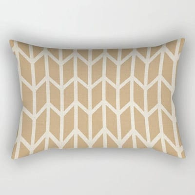 Woondecoratie Geometrische Khaki Kussensloop Bankkussenhoes Effen Kleur Lendenkussenhoes 30x50cm