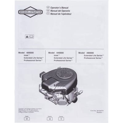 Briggs & stratton gebruikershandleiding
