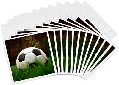 Wenskaarten - Kaarten Set - Bedankjes Versturen - Zwaar Karton Papier - 12 stuks - Zwart