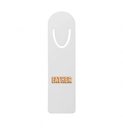 Hacebo® - Father metalen boekenlegger - Vader - papa - Vaderdag - cadeau - verjaardag - kado Bladwijzer boekenleggers - 12.7 cm x 3.2cm
