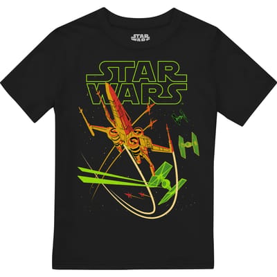 Star Wars Kinderen/Kinderen X-Wing T-Shirt (Zwart)