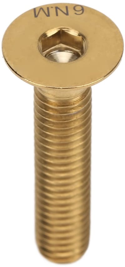 Dailygoods- Fietsstangbout M6 x 30 mm - Helmdop Bout - Titanium Legering - Universele Bevestigingsbout - Lichtgewicht - Duurzaam - Schroef
