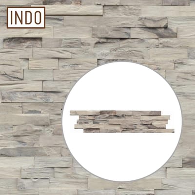 INDO houten wandbekleding, wandpanelen, oppervlakte 1 m²