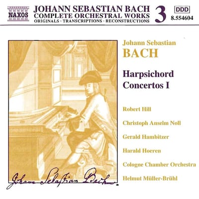 Robert Hill, Cologne Chamber Orchestra, Helmut Müller-Brühl - J.S. Bach: Harpsichord Concertos, Volume 1 (CD)