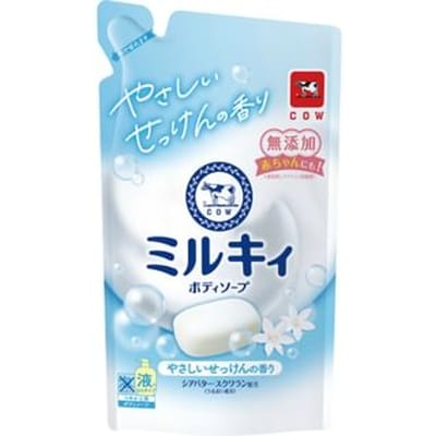 Cow Brand Soap - Milky Body Soap Soap - 360ml Refill