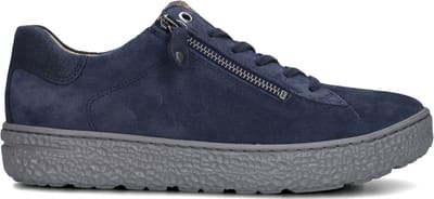 Hartjes Combi Met Hiel Suede H Ls Sneaker Sneakers Dames - Blauw - Maat 42,5