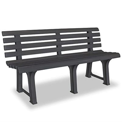 Tuinbank voor binnenplaats, balkon en terras - 145,5 x 49 x 74 cm