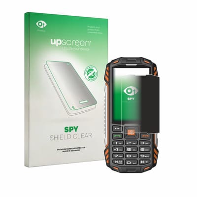upscreen - privacy screenprotector voor Hammer H Power Plus LTE - Folie Beschermfolie Blauwlichtfilter