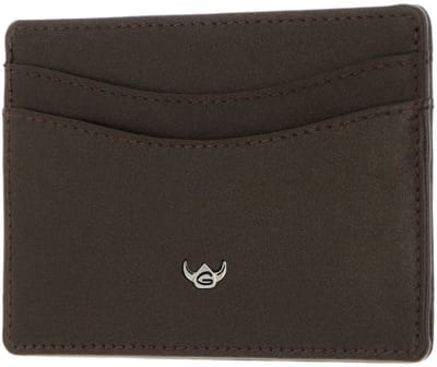 Golden Head Leren kaarthouder Valencia RFID Protect Kartenetui 4448 Bronze donkerbruin