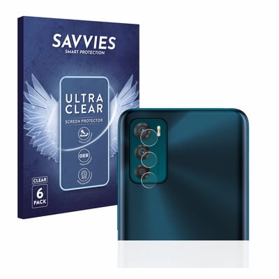 Savvies - Screenprotector voor Motorola Moto G42 (ALLEEN Camera Lens) - Folie Beschermfolie transparant 6 Stuks