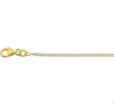 Huiscollectie ketting - Venetiaans collier - 36 cm - 1.0 mm dik - 14 karaat goud
