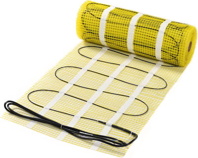 Losse pro-series elektrische vloerverwarming mat beschikbaar in diverse afmetingen, 150 watt per m², 6 m²