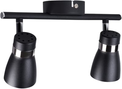 ENALI 2 - wandlamp - plafondlamp spot - incl LED - zwart