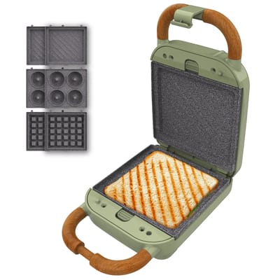 Tosti apparaat Cecotec Rock'nToast Retro One 600 W 700 W Groen