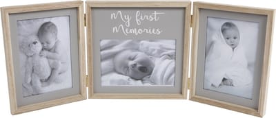 Fotolijst My First Year 50x20x1,5cm Hout Naturel/grijs