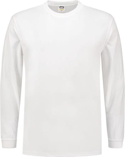 Tricorp - UV-shirt Longsleeve Voor Volwassenen - Cooldry - Wit - maat 4XL