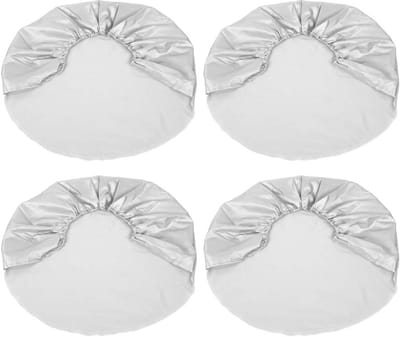 Set van 4 Universele Bandhoezen 27-29 Inch Zilver - Beschermhoes voor Auto, Caravan, SUV en Trailer