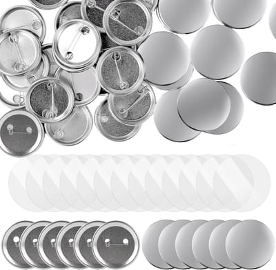 Creatorally DIY Speld Buttons - 32mm - 200 sets knoppenmaker benodigdheden - pin - Badge voor pin maker - Metalen blanco voor Badge maker machine