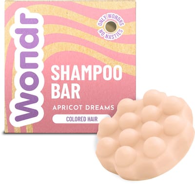 Wondr Shampoo Bar - Apricot Dreams - Gekleurd Haar - 55g Duurzame Soap Bar - Aanbevolen door Apothekers