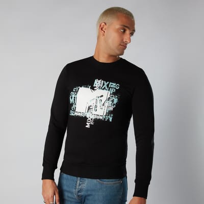 MTV MTV Sweatshirt Sweatshirt - Zwart - S