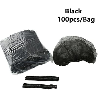 100 Stuks Disposable Petten Non-Woven 21 Inch Bouffant Haar Net Petten Elastische Hoofdbedekking Pet Voor Schoonheid Keuken Gebied Voedsel Salon Bad Petten