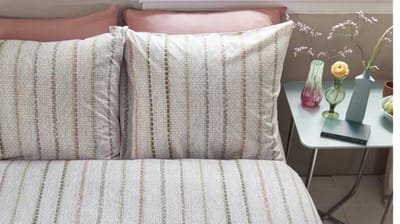 Ariadne at Home Soft Lines dekbedovertrek - Tweepersoons - 200x200/220 - Gebroken wit