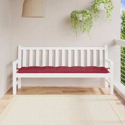 vidaXL - Tuinbankkussen - 180x50x7 - cm - oxford - stof - wijnrood
