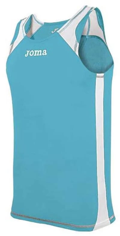 Joma Record Mouwloos T-shirt Blauw 10-12 Years Jongen