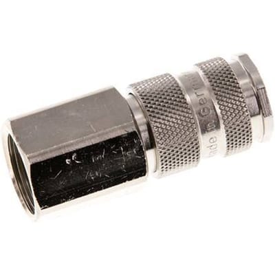 Gehard staal DN 7.8 Luchtkoppeling Snelkoppeling G 1/2 inch Binnendraad - CLS7-F-STN-BL-012