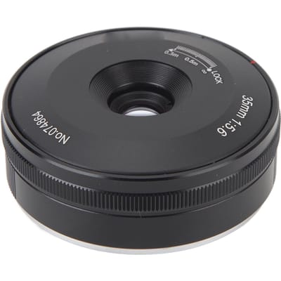 35mm F5.6 Camera Lens Ultra Dun Optisch Glas Handmatige Focus Zwart Full Frame Portretlens voor gray