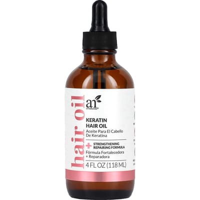artnaturals, Keratin Hair Oil, 4 fl oz (118 ml) brown