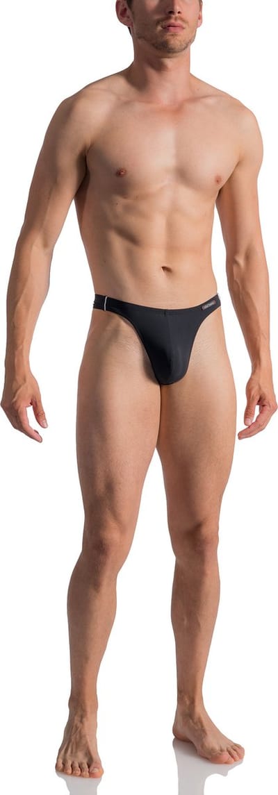 Olaf Benz Zwemstring - 8000 Black - maat XL (XL) - Heren Volwassenen - Polyamide- 1-07823-8000-XL