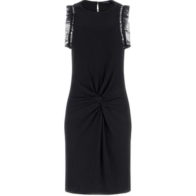 GUESS  Eco Olga Frill Dress Jet Black A996 Größe: XS | Minikleider Outlet | Damen | Schwarz