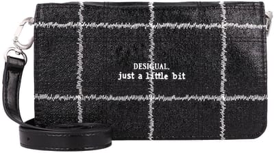 Desigual portemonnee clutch Mone Mai-Taimagda Tiny Zip Clutch Black zwart