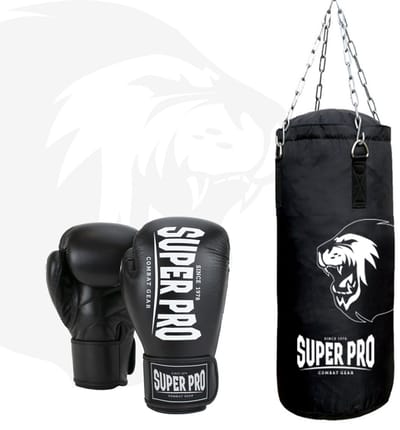 Super Pro Combat Gear Bokszakset Zwart/Wit