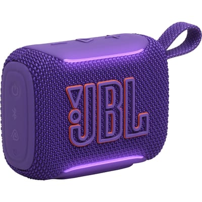 JBL Go 5 - Draadloze Bluetooth Mini Speaker – Voor Onderweg en Thuis – Sfeerverlichting - Draadloos Muziek Box – Boxje - 10 uur - IP68 - Waterdicht - Paars