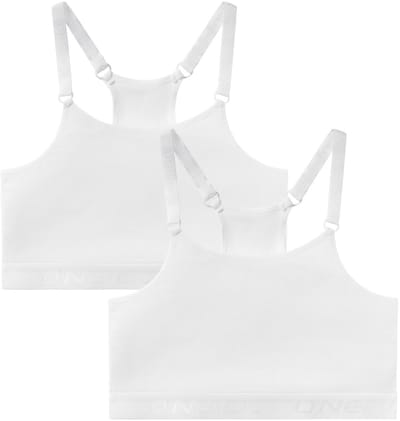 O'Neill Dames Short Top Bralette 2-Pack Effen Wit - Maat S